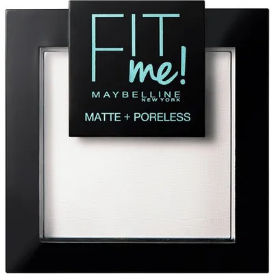 Pudra Fata, Maybelline New York, Fit Me Matte and Poreless, Translucida, 9g