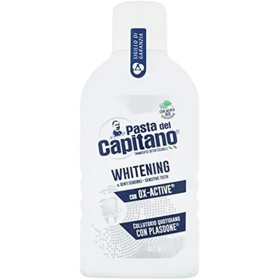 Apa de gură, Pasta Del Capitano, Collutorio White, 400ml