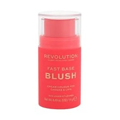 Ruj Makeup Revolution Fast Base Blush Bloom, cremă roz vibrant