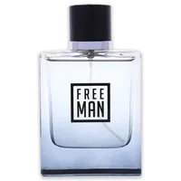 Parfum Bărbați Free Man Eau de Toilette 100ml, sticlă transparentă cu dop negru
