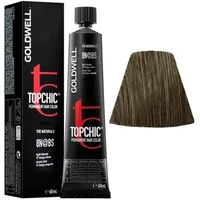 Vopsea Păr Permanentă Goldwell Topchic The Naturals 8N@BS Light Blonde Beige Silver, 60ml