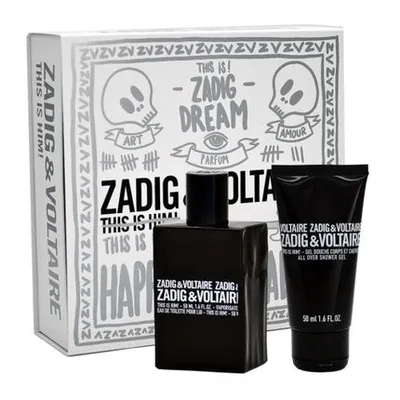 Set Eau de Toilette si Gel de Dus, Zadig & Voltaire This is Him, 50ml