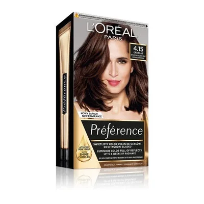Vopsea de par, L'Oréal Paris, Preference 4.15 Caracas, Maro Intens