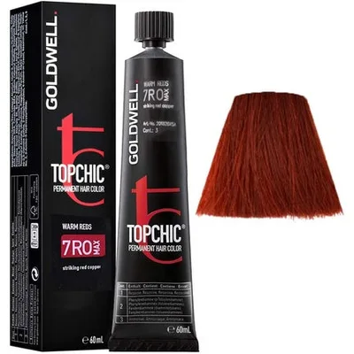 Vopsea de păr, Goldwell, 7RO MAX Arămiu-Roșu Cupru 60ml