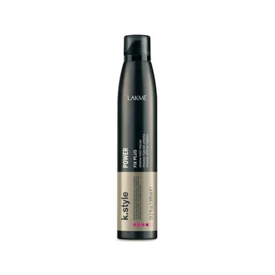 Mousse Lakmé K.style Power Extra Strong Styling Foam, negru/argintiu, 290 g