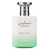 Eau de parfum Taskeen Lactea Divina, Paris Corner, 100 ml, design gradient verde