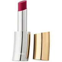 Byredo Tokio Rose, ruj roz vibrant, ambalaj metalic argintiu și auriu