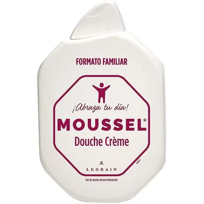 Gel de duș, Moussel, cremă, alb, 900 ml