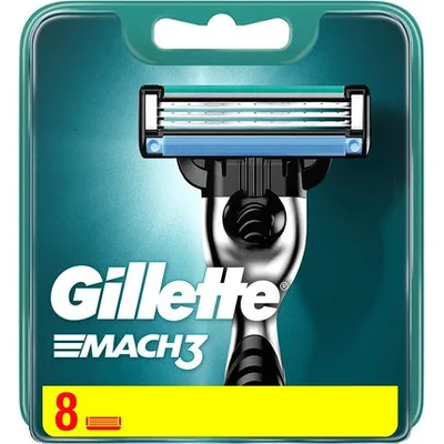 Lame Gillette Mach3, pachet 8 bucăți