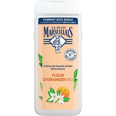Gel de Duș, Le Petit Marseillais, Fleur d'Oranger Bio 650ml