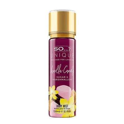 Body Mist, So…, Unique Vanilla Candy, 150ml