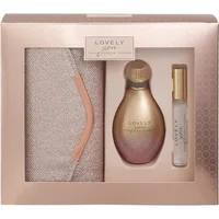 Parfum Sarah Jessica Parker Lovely You, 100ml + 10ml rollerball, geantă plic roz