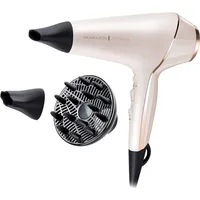 Uscător de păr, Remington, PROluxe, 2400W, Ionic, OPTIheat