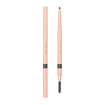 Cremă de sprâncene Gucci Stylo A Sourcils Waterproof Doubleended Eyebrow Pencil, Culoare Gri, 9g