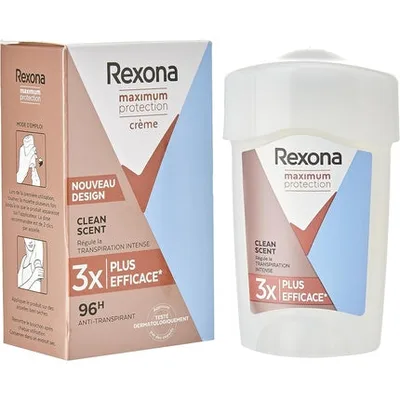 Deodorant cremă femei, Rexona Maximum Protection, Sensitive 45ml