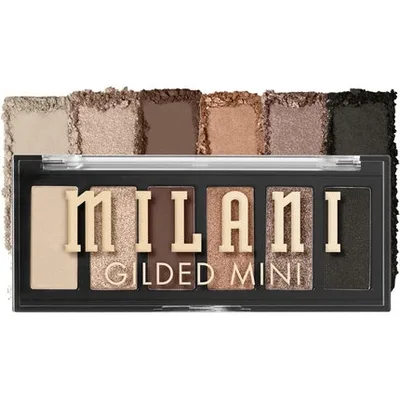 Paletă farduri, Milani, Gilded Mini, nuanțe mate și sidefate