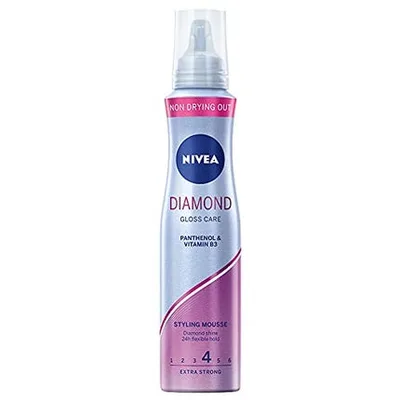 Spumă de păr Nivea Diamond Gloss Care 150ml