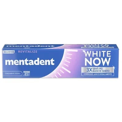 Pasta de dinti, Mentadent, White Now Revitalize, 75ml