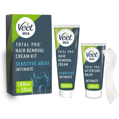 Cremă depilatoare pentru bărbați, Veet, cu balsam pentru piele sensibilă
