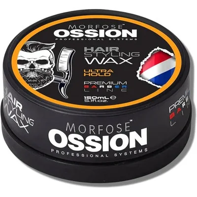 Ceară păr Morfose Ossion, Ultra Hold, 150ml, negru