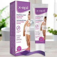 Cremă Depilatoare X-Epil, față și bikini, 68g
