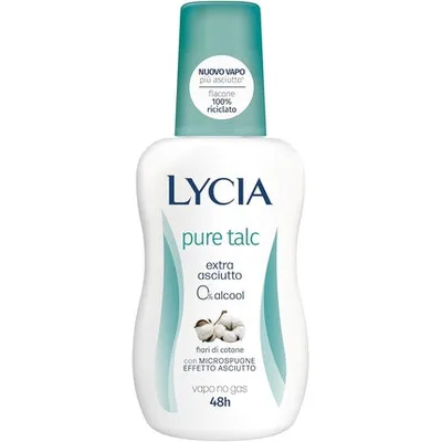 Deodorant Lycia Pure Talc, Extra Dry, 75 ml