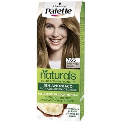 Vopsea de păr, Palette, 7.65 Blond Arămiu