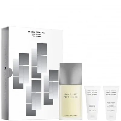 Set cadou, Issey Miyake Dissey Homme Eau De Toilette, Gel Douche, After Shave, 125ml/50ml/50ml