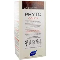 Vopsea de par, Phyto, Couleur 7.43 Blond Auriu