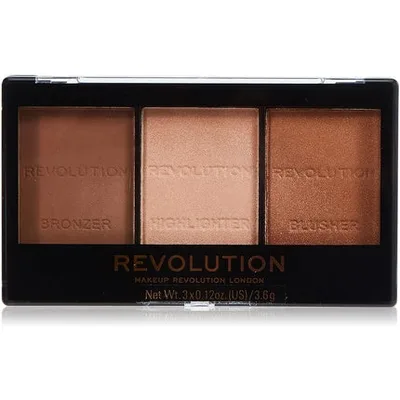 Set Machiaj, Makeup Revolution, Ultra Sculpt and Contour Kit, ultra light/medie