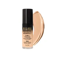 Fond de ten cu acoperire, Milani, Conceal & Perfect 2-in-1, 02A Creamy Natural, 30ml
