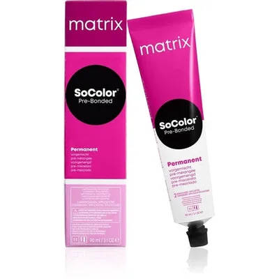 Vopsea de par, Matrix SoColor Pre-Bonded, nuanta maro mediu mocha 90ml