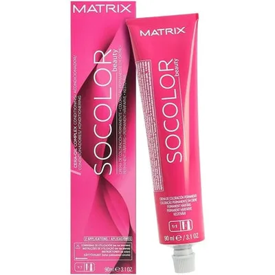 Tubă vopsea păr, Matrix, SoColor Beauty 8P Light Blonde Pearl, 90ml
