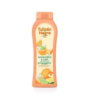 Gel de duș Tulipan Negro, Mandarin and Lime, curățare revigorantă, 650 ml