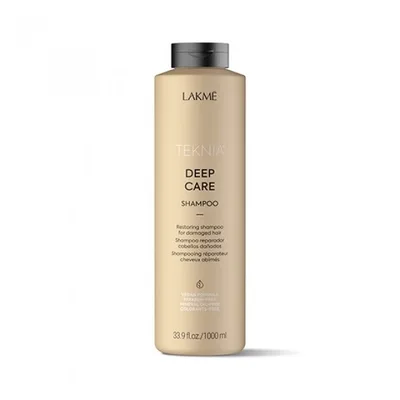 Șampon Lakmé Teknia Deep Care pentru păr deteriorat, 1000ml