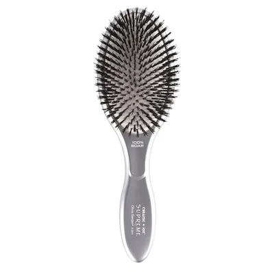 Perie de păr, Olivia Garden, Ceramic Plus Ion, 100% păr de mistreț