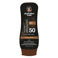 Lotiune protectie solara, Australian Gold, SPF 50, Instant Bronzer, 237ml