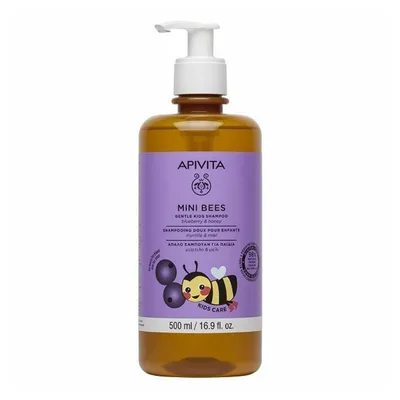Șampon copii, Apivita, Mini Bees, afine și miere, 500ml