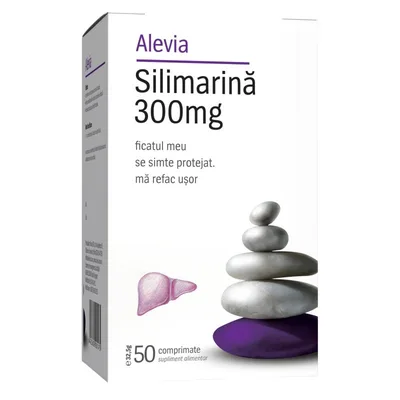 Silimarina, 300 mg, 100 comprimate, Alevia