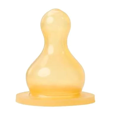 Tetina latex rotunda lapte, 2 bucati, Baby Nova