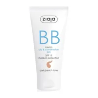 Crema BB pentru ten gras si mixt SPF 15, Dark, 50ml, Ziaja