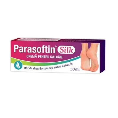 Crema pentru calcaie Silk Parasoftin, 50ml, Zdrovit