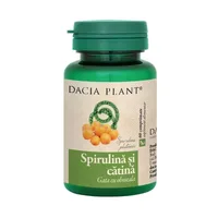Pachet Spirulina si Catina, 120 comprimate, Dacia Plant