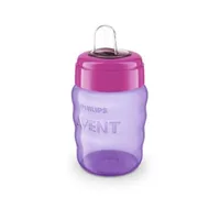 Cana cu tetina de formare Philips Avent, +9 luni, roz, SCF553/03, 260 ml, Philips
