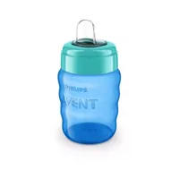 Cana cu tetina de formare Philips Avent, +9 luni, bleu, 260 ml, SCF553/05, Philips
