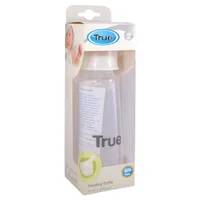 Biberon cu tetină din silicon, de la 3 ani, capac anti curgere, 250 ml, TRUE