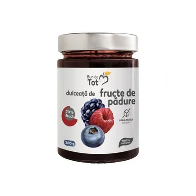Dulceata din fructe de padure, 360 g, Dacia Plant