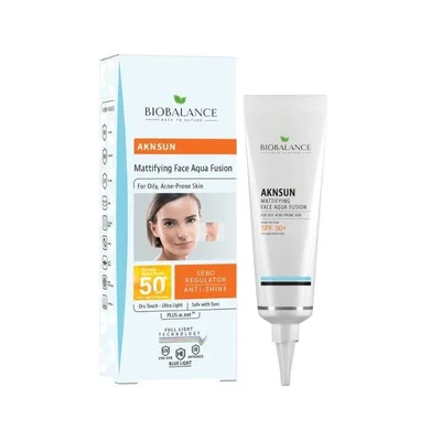 Cremă solară matifiantă, pentru ten acneic și gras, SPF 50 +, 40 ml, Bio Balance