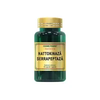 Nattokinaza Serrapeptaza, 30 capsule, Cosmopharm