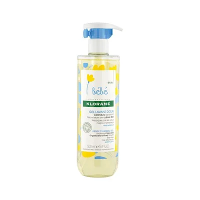 Gel spumant pentru par si corp, 500 ml, Klorane Bebe